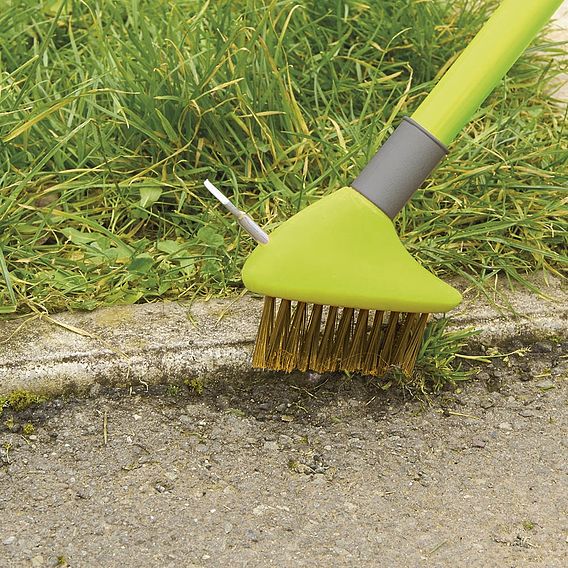 Garden Gear - Telescopic 3-in-1 Steel Brush & Weed Scraper